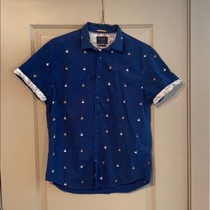 Denim & Flower SS Button down shirt